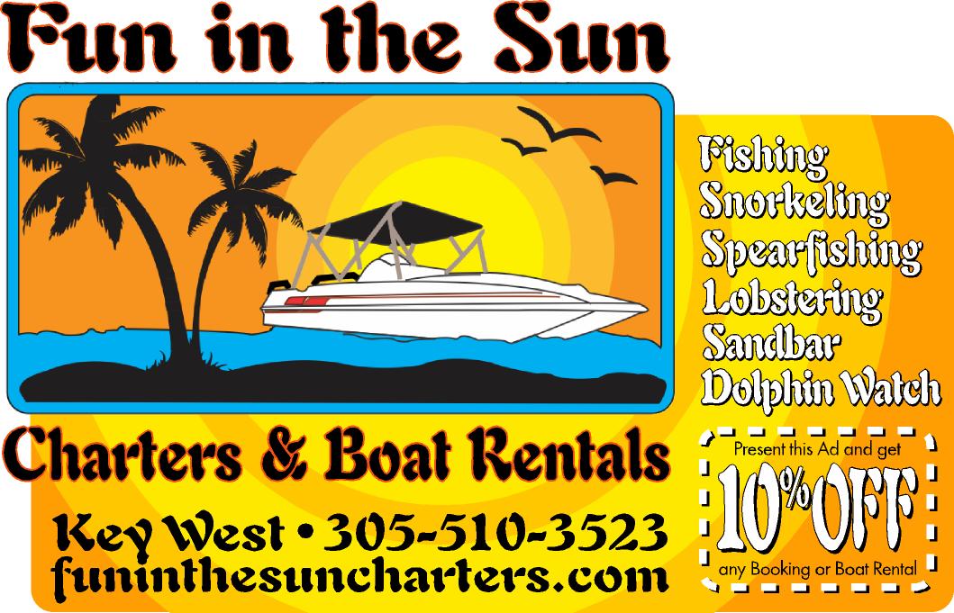 Fun in the Sun Charters and Boat Rentals, Key West