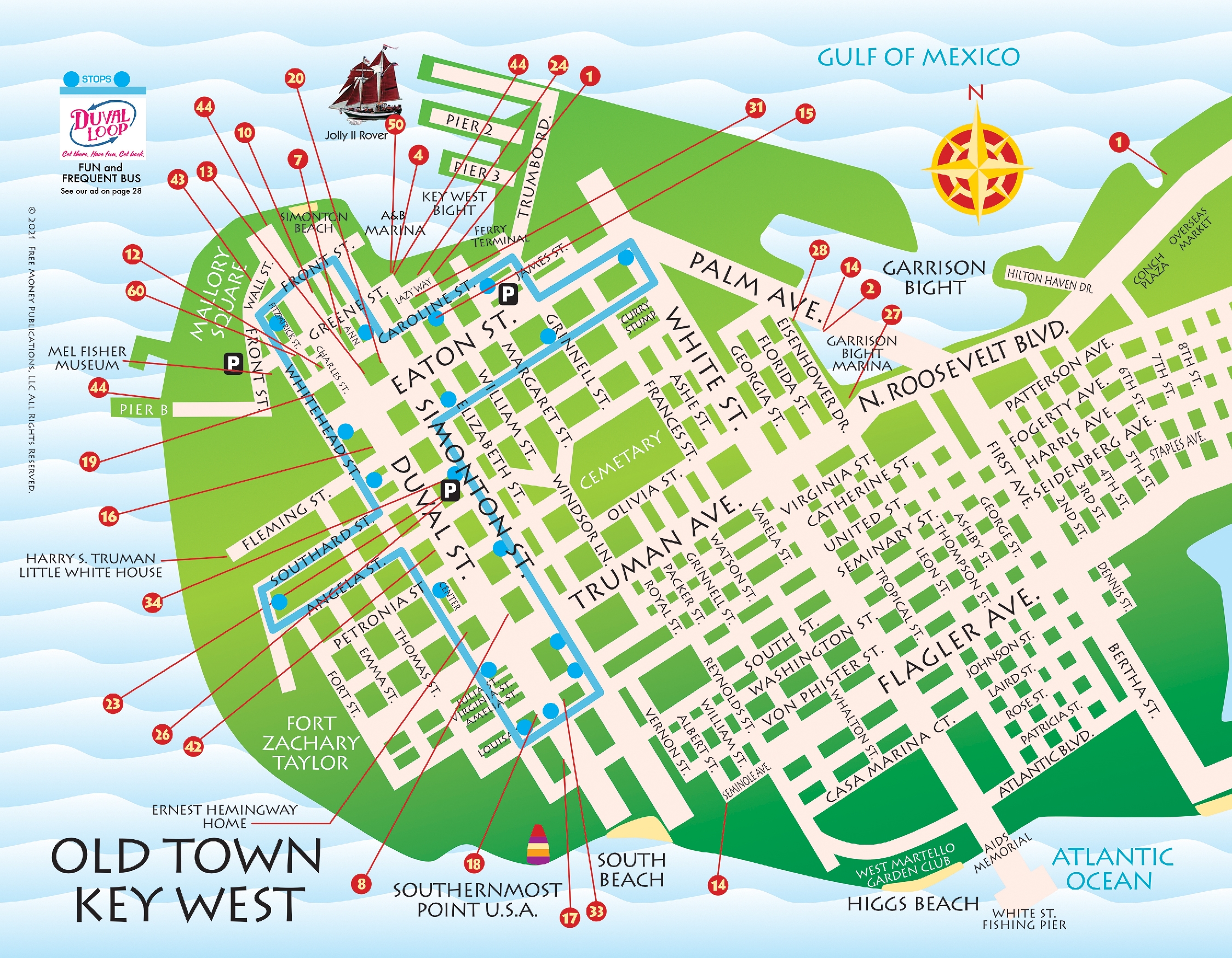 Key West Tourist Map Maps, Key West / Florida Keys | Key West / Florida Keys Money Saving  Discount Coupons