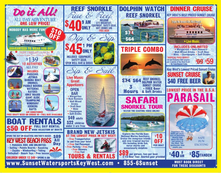 Sunset Watersports, Key West Key West / Florida Keys Money Saving
